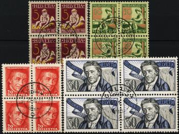 Thumb-1: J41-J44 - 1927, Pestalozzi commemorative stamps
