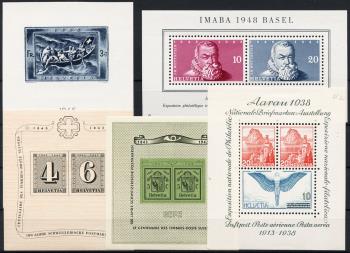 Thumb-1: Lot-Blöcke - 1938-1948, Verschiedene Blöcke