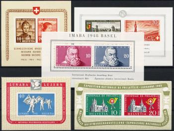 Thumb-1: Lot-Blöcke - 1941-1955, Different blocks