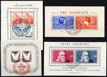 Thumb-1: Lot-Blöcke - 1937-1948, Blocchi diversi
