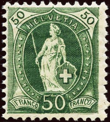 Thumb-1: 98A - 1907, Faserpapier, 14 Zähne, WZ