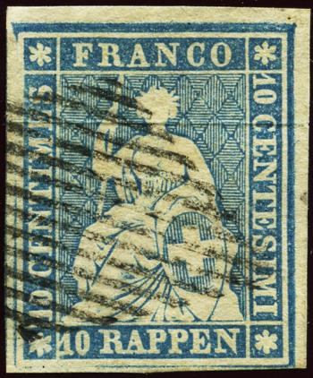 Thumb-1: 23B - 1855, Berner Druck, 1. Druckperiode, Münchner Papier
