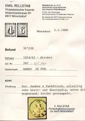 Thumb-2: 26C - 1855, Bernese printing, 2nd printing period, Munich paper