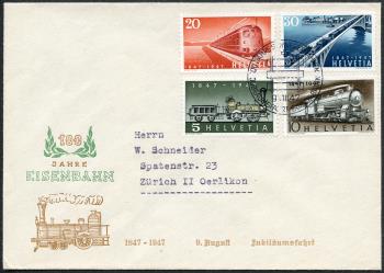 Thumb-1: 277-280 - 1947, 100 anni di ferrovie svizzere
