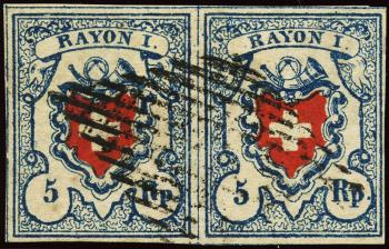 Thumb-1: 17II-T1+T2 B3-LO - 1851, Rayon I, without cross border