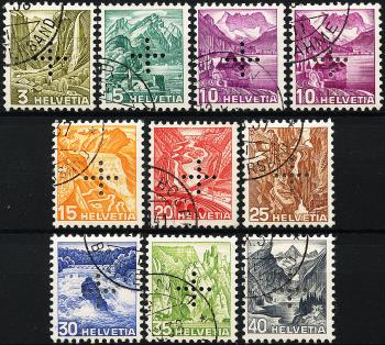 Thumb-1: BV19z-BV27z - 1936, Dipinti paesaggistici, stampa calcografica, carta ondulata