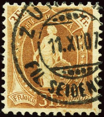 Thumb-1: 92C.3.29/II - 1907, papier blanc, 14 dents, WZ