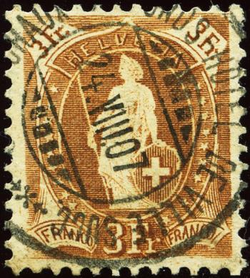 Thumb-1: 92C - 1907, papier blanc, 14 dents, WZ