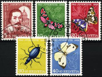 Thumb-1: J163-J167 - 1956, Ritratto di Carlos Maderno e dipinti di insetti