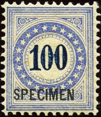Thumb-1: NP13N - 1882, Cadre papier fibre outremer/bleu clair Type II, 9e édition