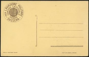 Thumb-1: FIX-OK1 - 1913, Fliegende Allegorien mit Tessiner-Wappen