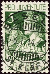Thumb-1: J1 - 1913, Helvetia with Matterhorn
