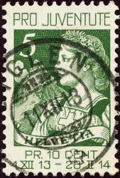 Thumb-1: J1 - 1913, Helvetia con il Cervino