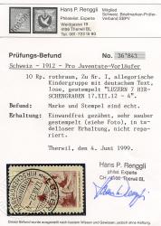 Thumb-2: JI - 1912, Précurseur sans valeur postale