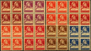 Briefmarken: 126I-184 - 1914-1930 Sämisches Faserpapier