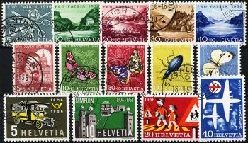 Briefmarken: CH1956 - 1956 Jahreszusammenstellung