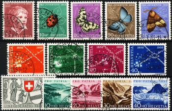 Briefmarken: CH1952 - 1952 Jahreszusammenstellung