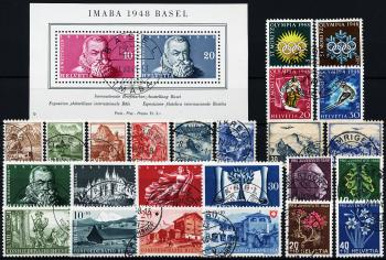 Briefmarken: CH1948 - 1948 Jahreszusammenstellung