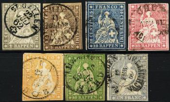 Thumb-1: 21-27 - 1854-1862, Strubel-Ausgabe