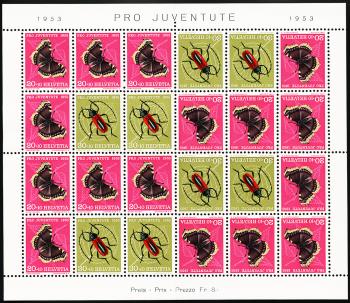 Thumb-1: JOZ41 - 1953, Kehrdruckbogen