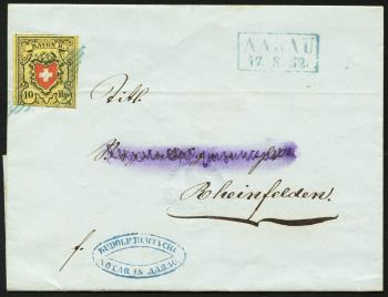 Thumb-1: 16II - 1850, Rayonne II sans bordure transversale