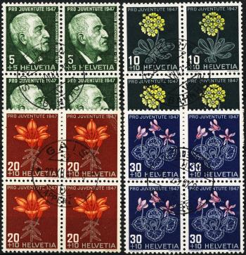 Thumb-1: J121-J124 - 1947, Bildnis J. Burckhardts und Alpenblumenbilder