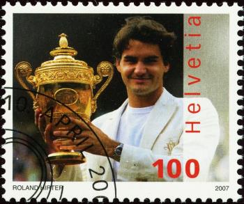 Thumb-1: 1229Ab1 - 2007, Special stamp Roger Federer