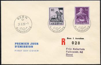 Thumb-1: 339+341 - 1958, Historische Bilder, Papieränderungen