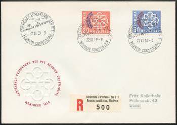 Thumb-1: 349-350 - 1959, Conference of European PTT Administrations