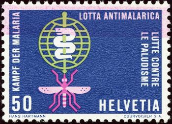 Thumb-1: 388.1.09 - 1952, Advertising and commemorative stamps, OMS signet, malaria mosquito