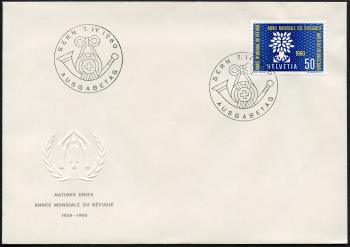 Thumb-1: 353.1.09 - 1960, Francobolli promozionali e commemorativi, Anno mondiale del rifugiato
