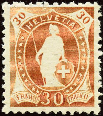 Briefmarken: 96A - 1907 Faserpapier, 14 Zähne, WZ