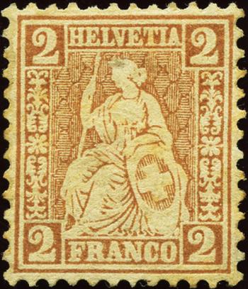 Briefmarken: 37a - Einzelmarke, ungebraucht und Falz