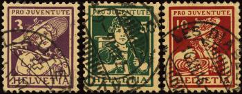 Timbres: J4-J6 - 1916 Photos de costumes traditionnels