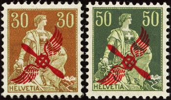 Timbres: F1-F2 - 1920 Éditions officielles