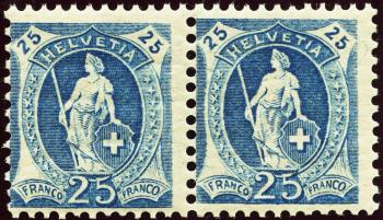 Timbres: 95B - 1908 Papier fibre, 13 dents, WZ