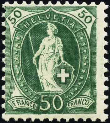Briefmarken: 90A - 1905 weisses Papier, 13 Zähne, WZ