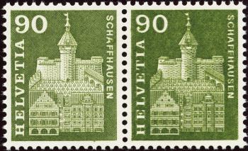 Briefmarken: 368.2.01 - 1960 Munot, Schaffhausen