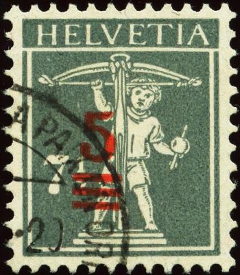 Francobolli: 148III - 1921 Problemi di consumo con nuove impronte di valore