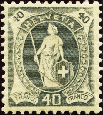 Thumb-1: 76F - 1904, weisses Papier, 14 Zähne, KZ B