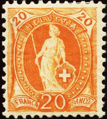 Thumb-1: 66D - 1895, Papier blanc, 13 dents, marque de contrôle B