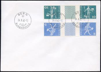 Thumb-2: S63-S66 - 1960, Postgeschichtliche Motive und Baudenkmäler, weisses Papier