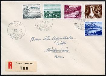 Thumb-1: B66-B70 - 1954, Schweizer Psalm, Seen und Wasserläufe