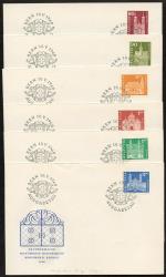Thumb-1: 355-372 - 1960, Motifs d'histoire postale et monuments architecturaux