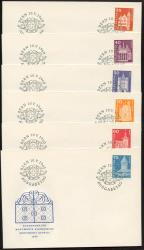 Thumb-2: 355-372 - 1960, Motifs d'histoire postale et monuments architecturaux