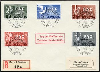 Thumb-2: 262-274 - 1945, Édition commémorative de l'armistice en Europe, 13 valeurs