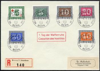 Thumb-3: 262-274 - 1945, Édition commémorative de l'armistice en Europe, 13 valeurs