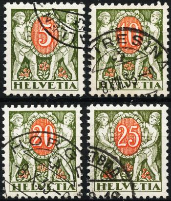 Timbres: NP42z-NP46z - Série, oblitéré