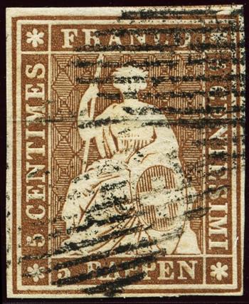 Timbres: 22A - Timbre isolé, oblitéré