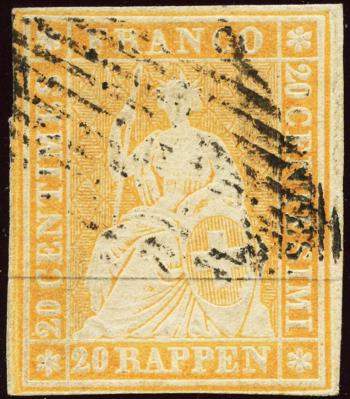 Timbres: 25B - Timbre isolé, oblitéré